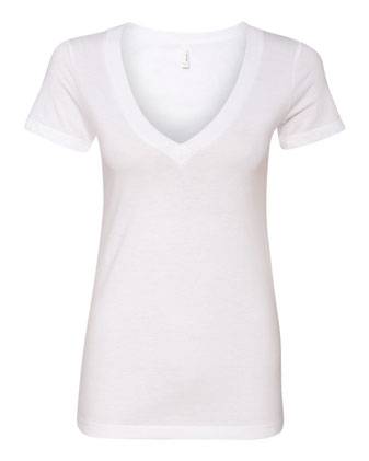 Next Level Women’s CVC Deep V-Neck T-Shirt 6640