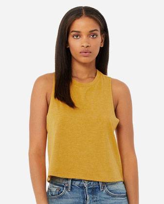 BELLA + CANVAS Women's Racerback Crop Tank 6682