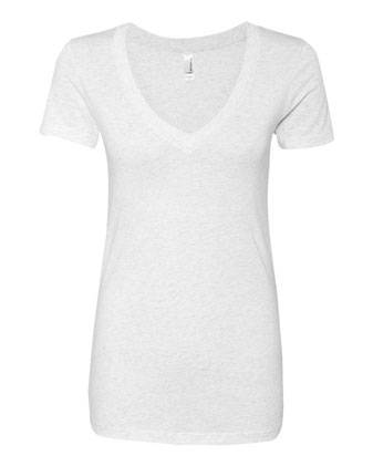 Next Level Women’s Triblend Deep V-Neck T-Shirt 6740