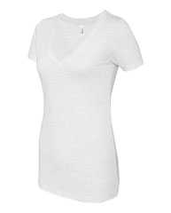 Women’s Triblend Deep V-Neck T-Shirt