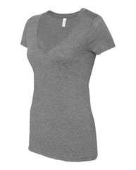 Women’s Triblend Deep V-Neck T-Shirt