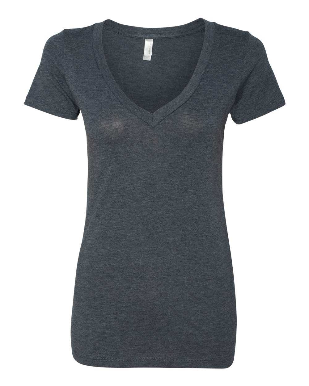 Next Level Women’s Triblend Deep V-Neck T-Shirt 6740