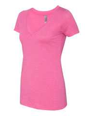 Women’s Triblend Deep V-Neck T-Shirt