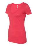 Women’s Triblend Deep V-Neck T-Shirt