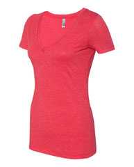 Women’s Triblend Deep V-Neck T-Shirt