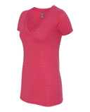 Women’s Triblend Deep V-Neck T-Shirt