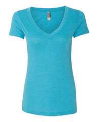 Women’s Triblend Deep V-Neck T-Shirt