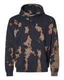 Essential Fleece Bleach Wash Hooded Sweatshirt