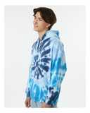 Blended Tie-Dyed Hooded Sweatshirt