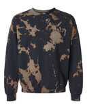 Essential Fleece Bleach Wash Crewneck Sweatshirt