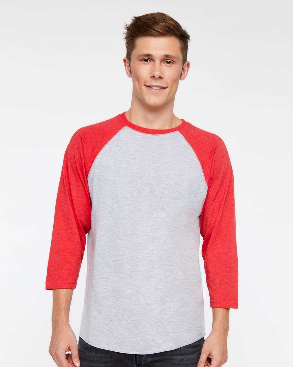 LAT Baseball Fine Jersey Three-Quarter Sleeve Tee 6930