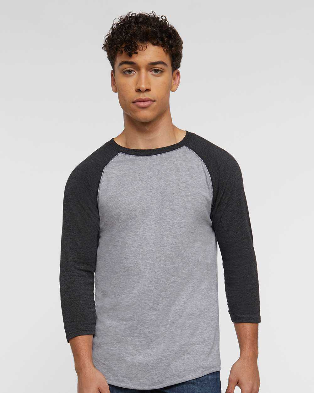 LAT Baseball Fine Jersey Three-Quarter Sleeve Tee 6930