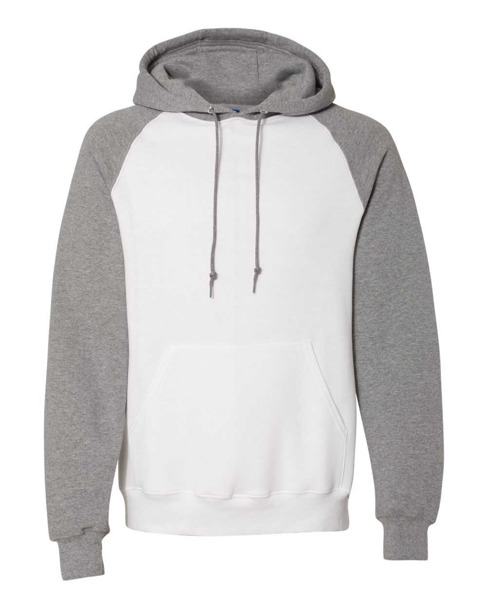Russell Athletic Dri Power® Colorblock Raglan Hooded Sweatshirt 693HBM