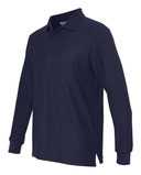 DryBlend® Double Piqué Long Sleeve Polo