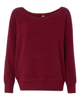 Women’s Sponge Fleece Wide Neck Sweatshirt