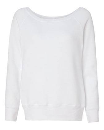 Women’s Sponge Fleece Wide Neck Sweatshirt