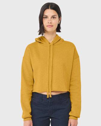 BELLA + CANVAS Women's Crop Fleece Hoodie 7502