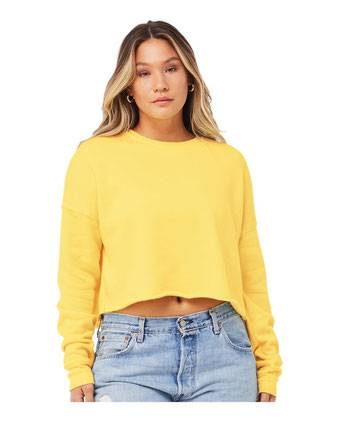 BELLA + CANVAS Women's Crop Crew Fleece 7503
