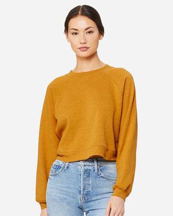BELLA + CANVAS Women's Raglan Pullover Fleece 7505