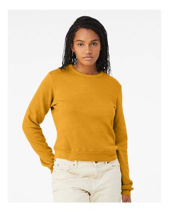 BELLA + CANVAS Women's Sponge Fleece Classic Crewneck Sweatshirt 7511