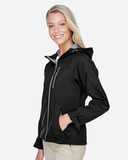 North End Women's Prospect Two-Layer Fleece Bonded Soft Shell Hooded Jacket 78166
