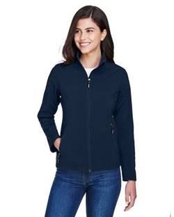 CORE365 Women's Cruise Two-Layer Fleece Bonded Soft Shell Jacket 78184 CORE365 Women's Cruise Two-Layer Fleece Bonded Soft Shell Jacket 78184