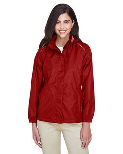 CORE365 Women's Climate Seam-Sealed Lightweight Variegated Ripstop Jacket 78185 CORE365 Women's Climate Seam-Sealed Lightweight Variegated Ripstop Jacket 78185