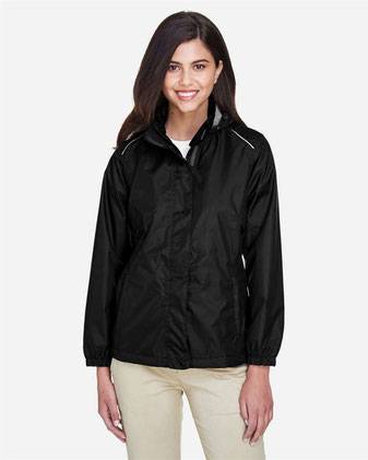 CORE365 Women's Climate Seam-Sealed Lightweight Variegated Ripstop Jacket 78185