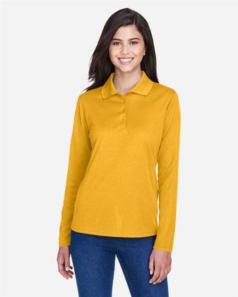 CORE365 Women's Pinnacle Performance Long Sleeve Piqué Polo 78192