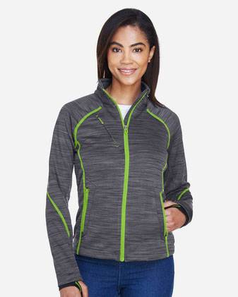 North End Women's Flux Mélange Bonded Fleece Jacket 78697