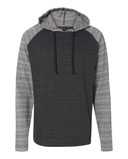 Yarn-Dyed Hooded Raglan T-Shirt