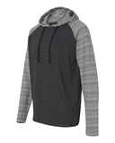 Yarn-Dyed Hooded Raglan T-Shirt