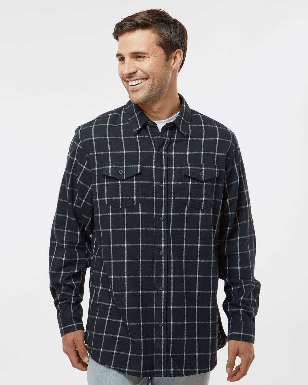 Burnside Yarn-Dyed Long Sleeve Flannel Shirt 8210