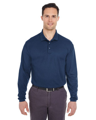 Ultra Club Cool & Dry Long Sleeve Mesh Piqué Polo 8210LS