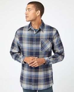 Open Pocket Long Sleeve Flannel Shirt Open Pocket Long Sleeve Flannel Shirt