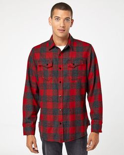 Snap Front Long Sleeve Plaid Flannel Shirt Snap Front Long Sleeve Plaid Flannel Shirt