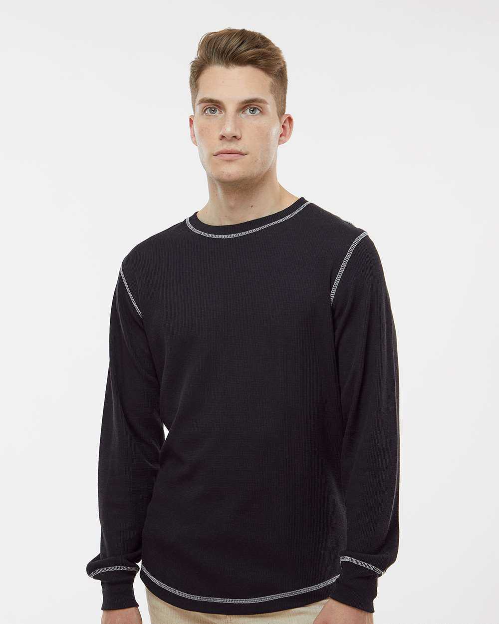 J. America Vintage Thermal Long Sleeve T-Shirt 8238