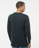 J. America Vintage Brushed Jersey Henley 8244