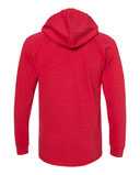 Vintage Slub Knit Hooded Long Sleeve Pullover