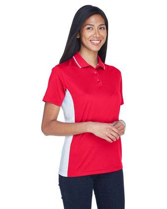 Ultra Club Womens Cool & Dry Sport Two-Tone Polo 8406L