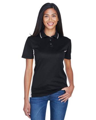 Ultra Club Womens Cool & Dry Sport Two-Tone Polo 8406L
