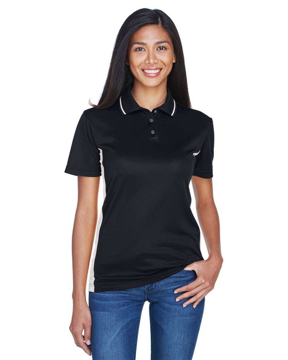 Womens Cool & Dry Sport Two-Tone Polo