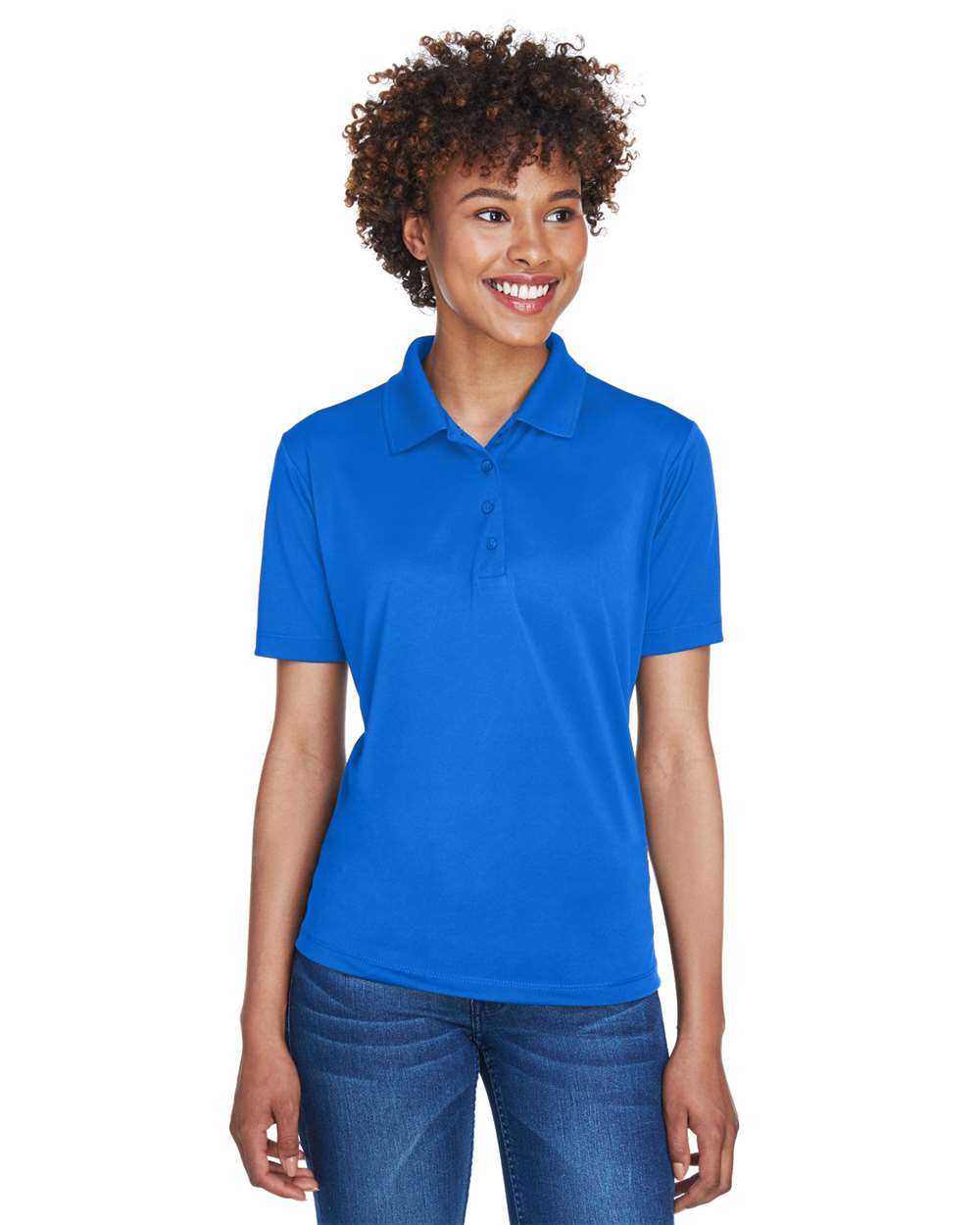 Ultra Club Women's Cool & Dry 8-Star Elite Performance Interlock Polo 8610L