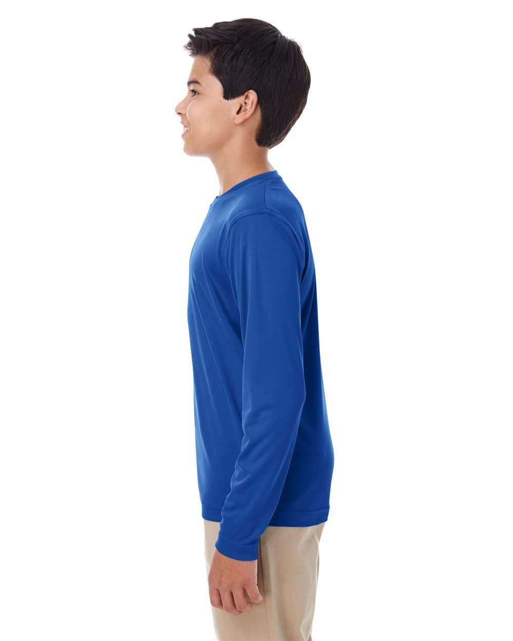Ultra Club Youth Cool & Dry Performance Long Sleeve Top 8622Y