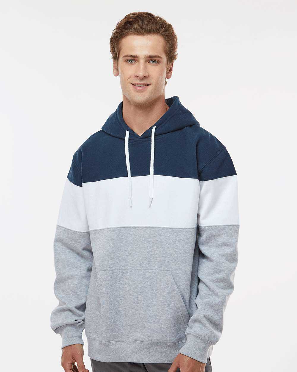 Varsity Fleece Colorblocked Hooded Sweatshirt