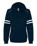 Women's Varsity Fleece Piped Hooded Sweatshirt