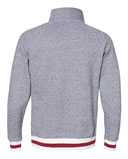 Peppered Fleece Quarter-Zip Sweatshirt