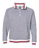 Peppered Fleece Quarter-Zip Sweatshirt