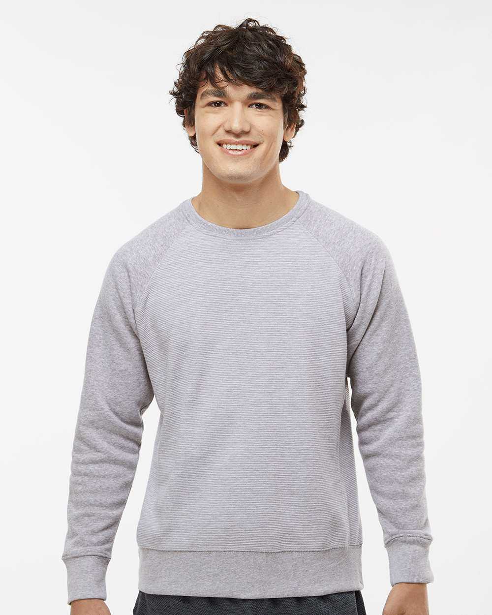 Ripple Fleece Raglan Crewneck Sweatshirt