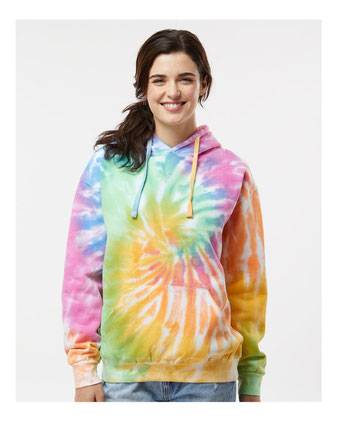 Colortone Tie-Dyed Hooded Sweatshirt 8777